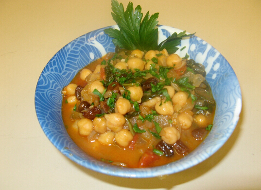 Spanish Chickpea Stewed soup