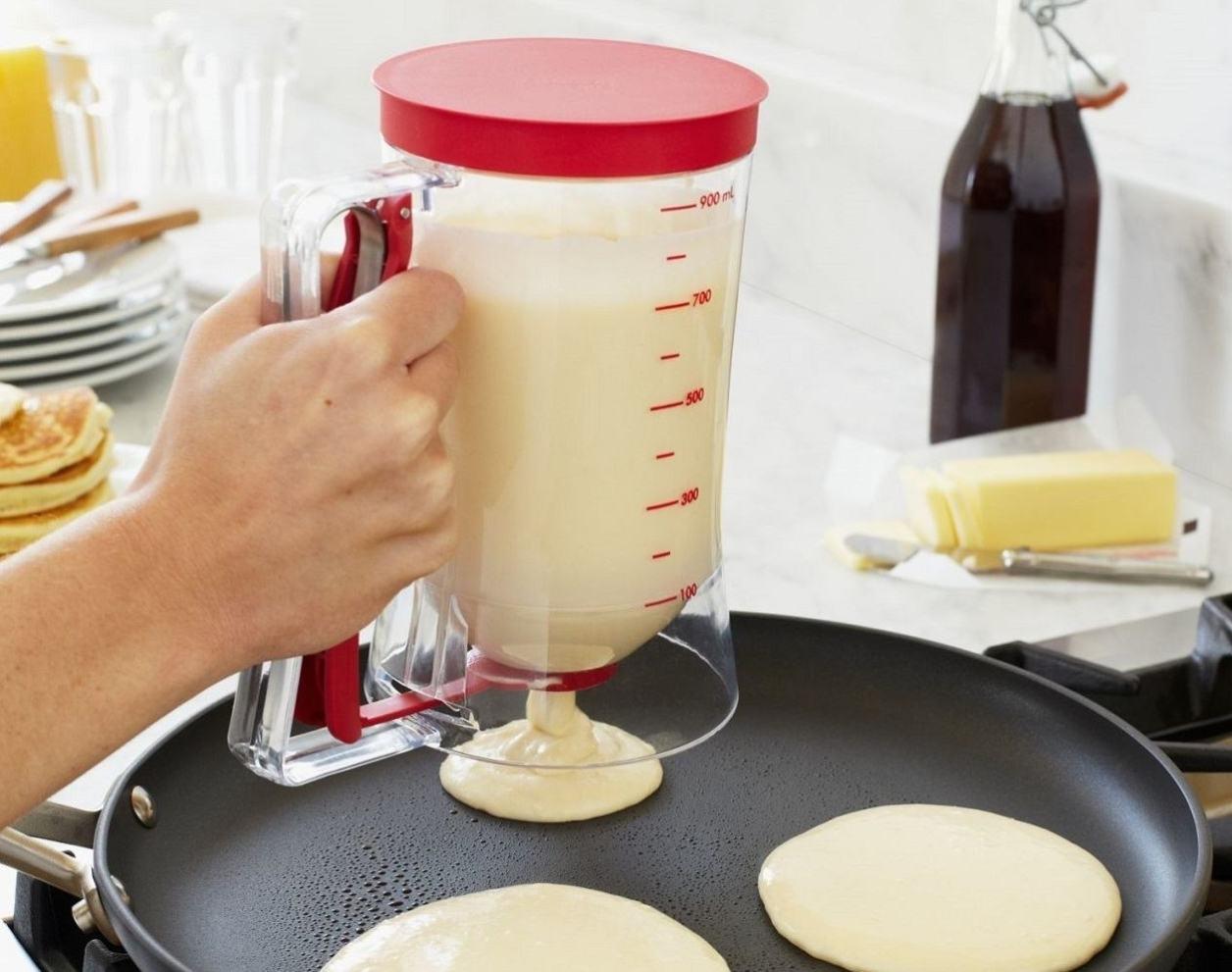 Batter Dispenser 4 Cup Mix und Pancake Pancake Waffeln gießen 